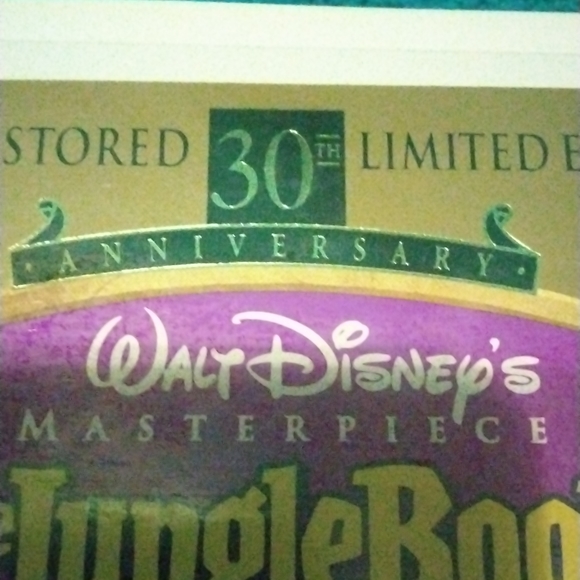 The Jungle Book 30th Anniversary Limited Addition VHS - Picture 6 of 6
